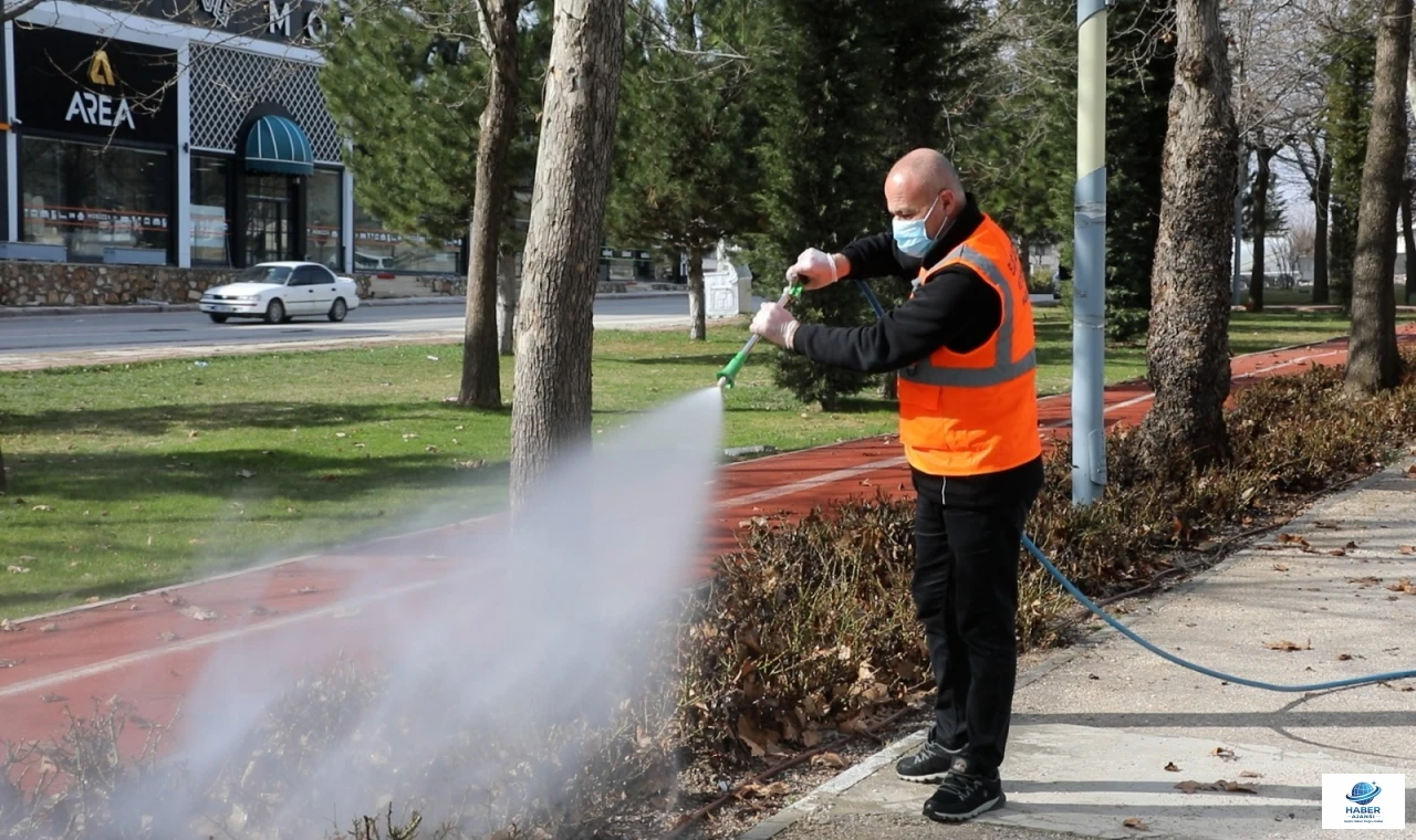 Elazığ Belediyesinin Bahar hazırlıkları sürüyor