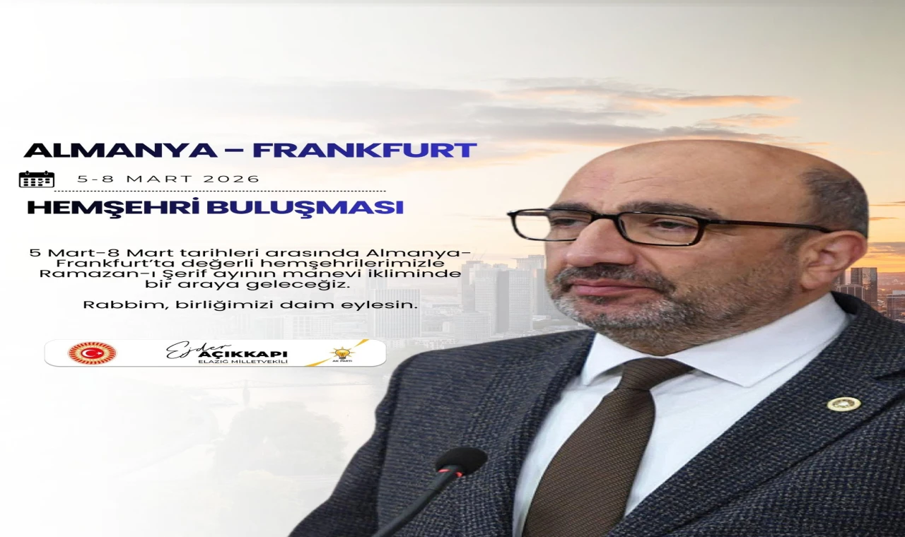Vekil Açıkkapı' ile Frankfurt'ta Ramazan Buluşması