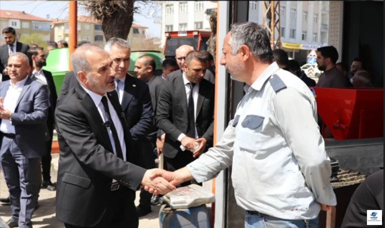 Elazığ Sanayi Sitesi esnnafına ETSO Başkanı Alan’dan ziyaret.