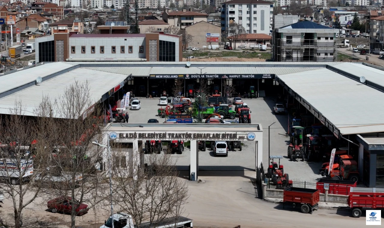 Elazığ'da Traktör Esnafı Artık Tek Çatı Altında: Modern Site Hizmete Girdi