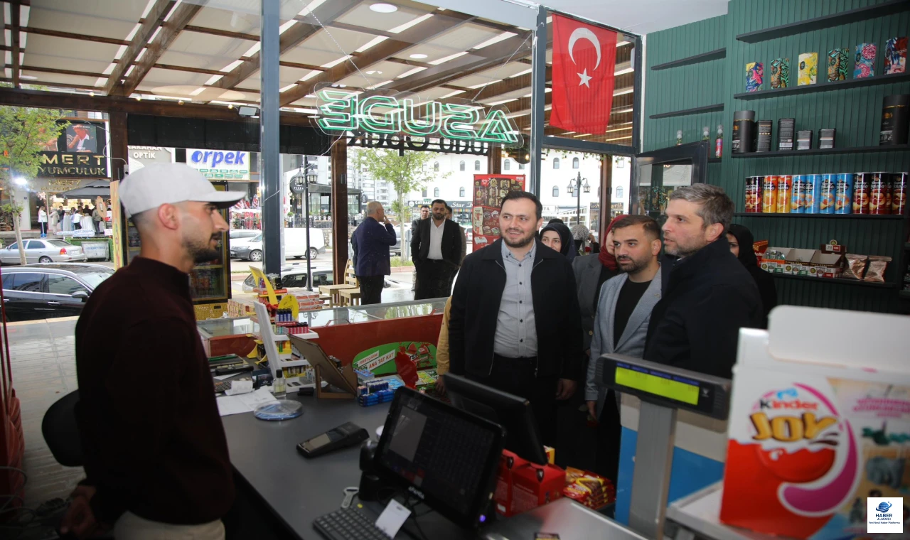 AK Parti Elazığ İl Başkanı Selmanoğlu, Çaydaçıra’da Esnaf ve Vatandaşlarla Buluştu