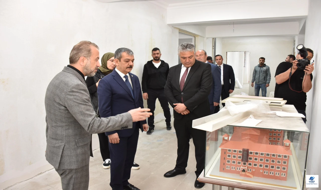AK Partili Keleş'ten Eğitim Yatırımlarına Yerinde İnceleme