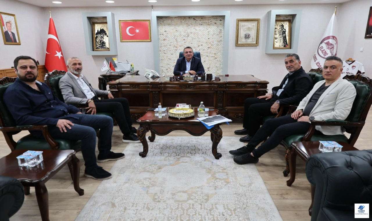 Elazığ arı ve su ürünleri yetiştiricilerinden İl Özel İdaresi’ne ziyaret