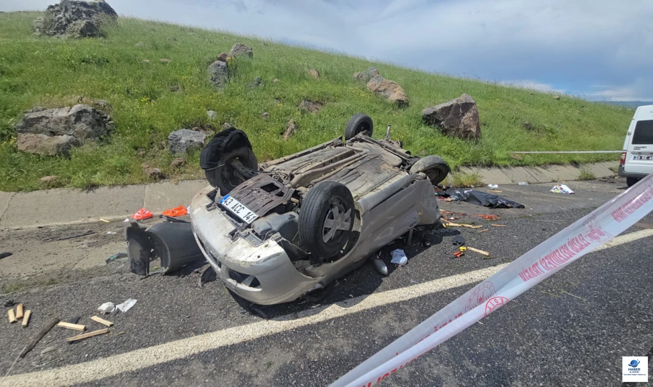 Elazığ-Bingöl karayolunda kaza: 1 ölü, 3 yaralı