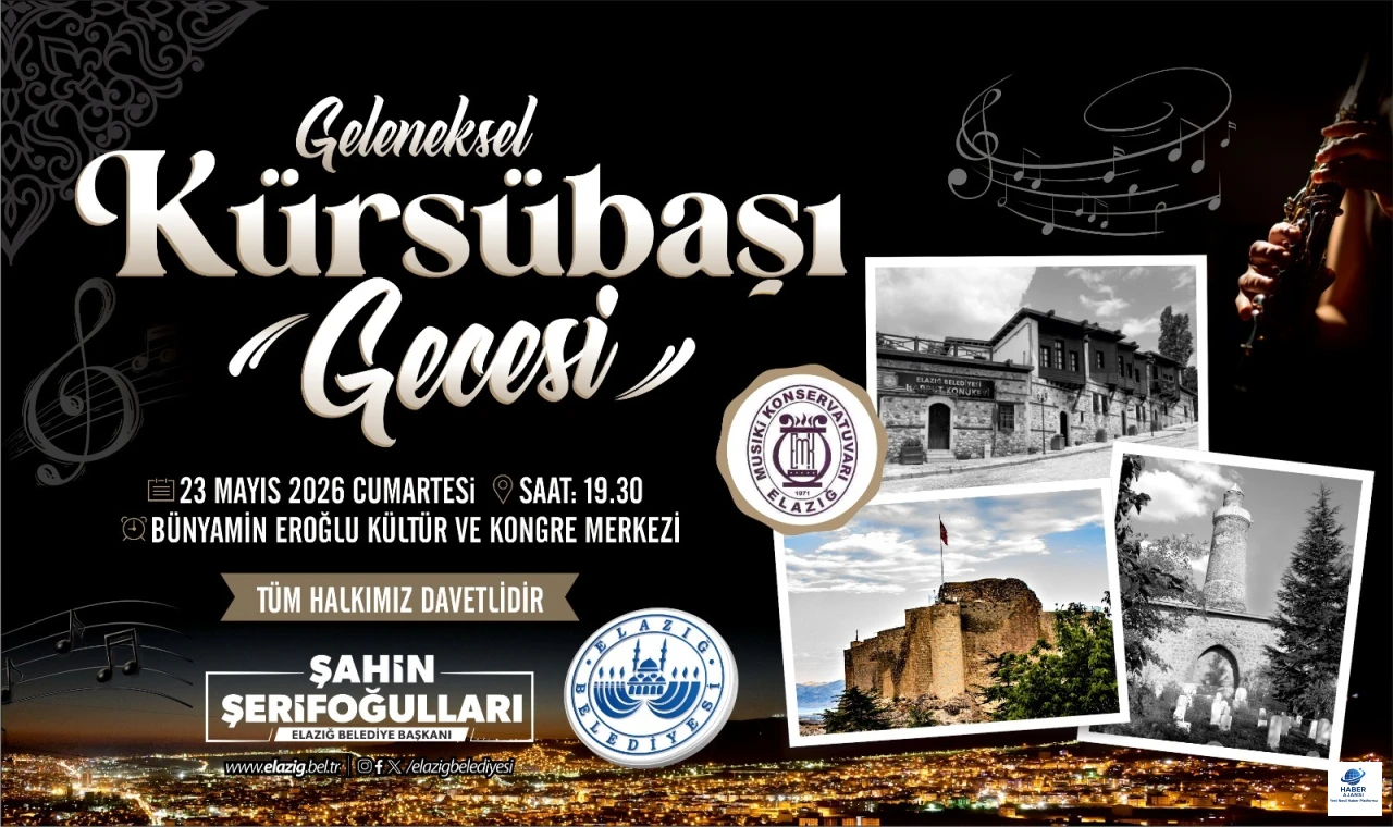 Elazığ’da Geleneksel Kürsübaşı Gecesi