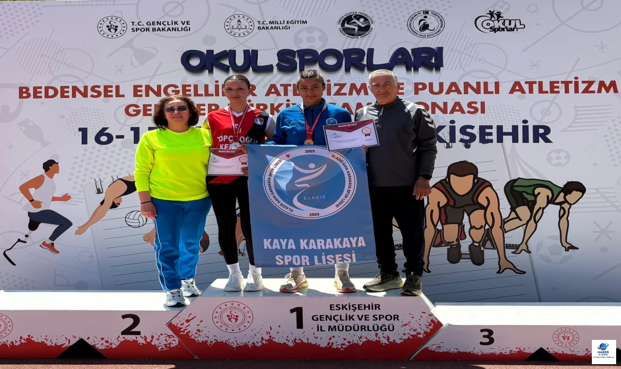 Elazığlı Atletlerden Türkiye Şampiyonasında Büyük Başarı