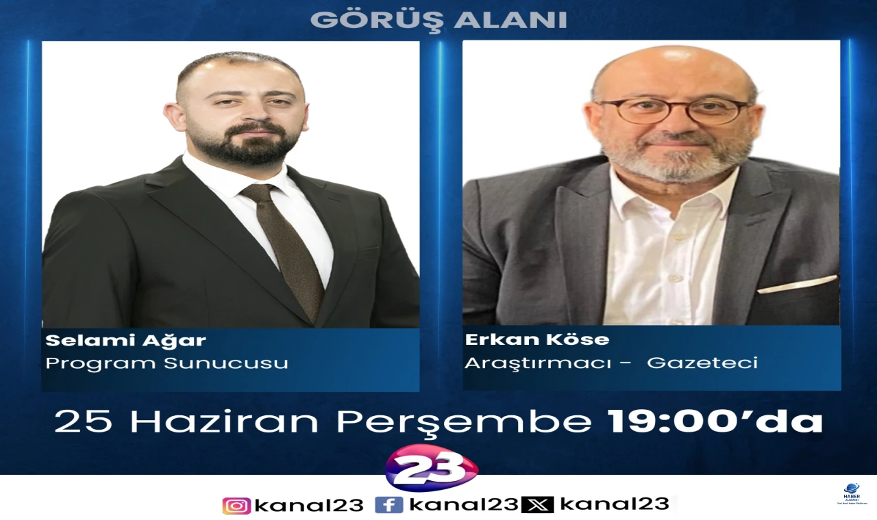 "Bölgenin İlk Anket Şirketi EK AR'dan Kanal 23'e Çarpıcı Açıklamalar"