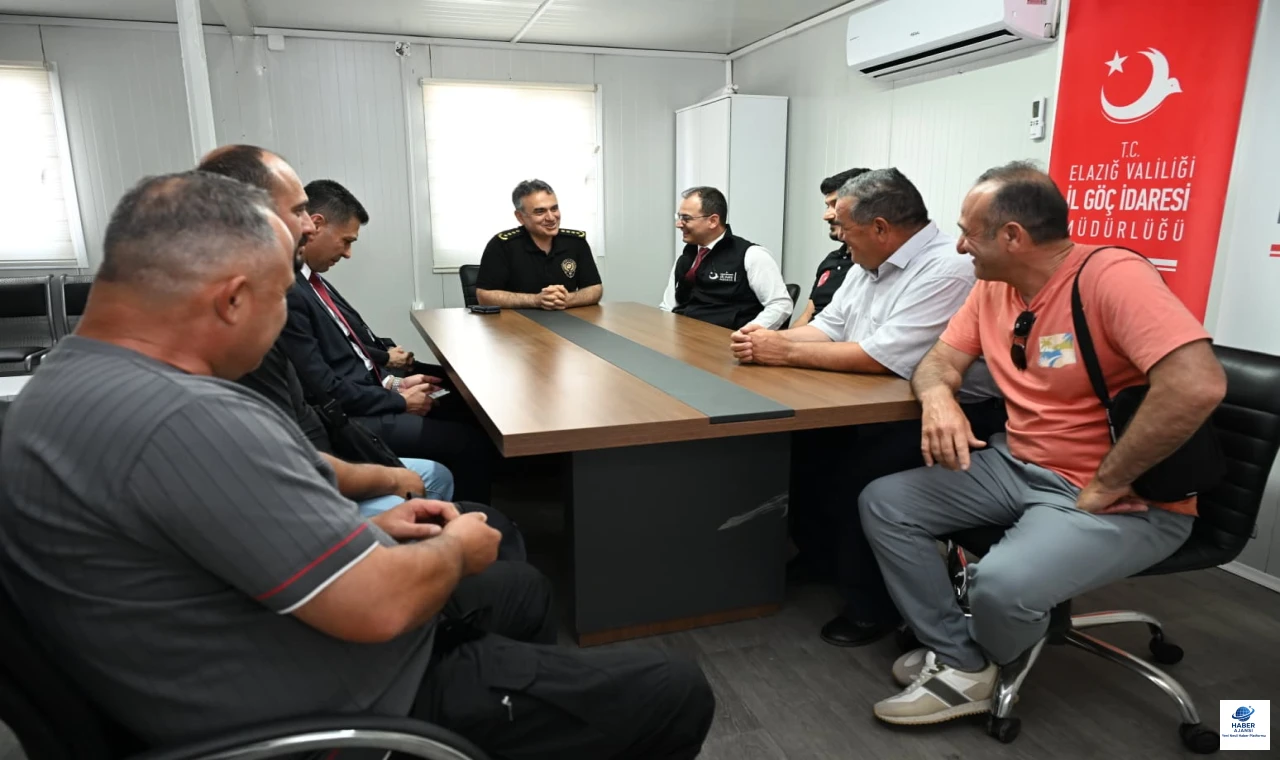 Elazığ Emniyet Müdürü ve Göç İdaresi Müdürü'nden Ahıska Türklerine Ziyaret