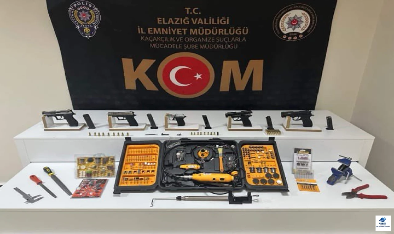 Elazığ'da Ruhsatsız Silah Operasyonu 1şüpheli Tutuklandı