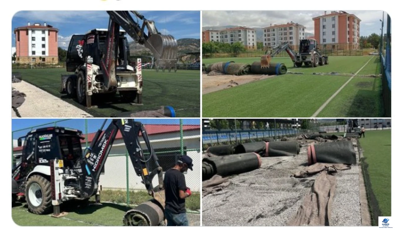 Elazığ'da Spor Sahaları Yenileniyor: 4 İlçede Çalışmalar Tamamlandı, 3 İlçede Sürüyor