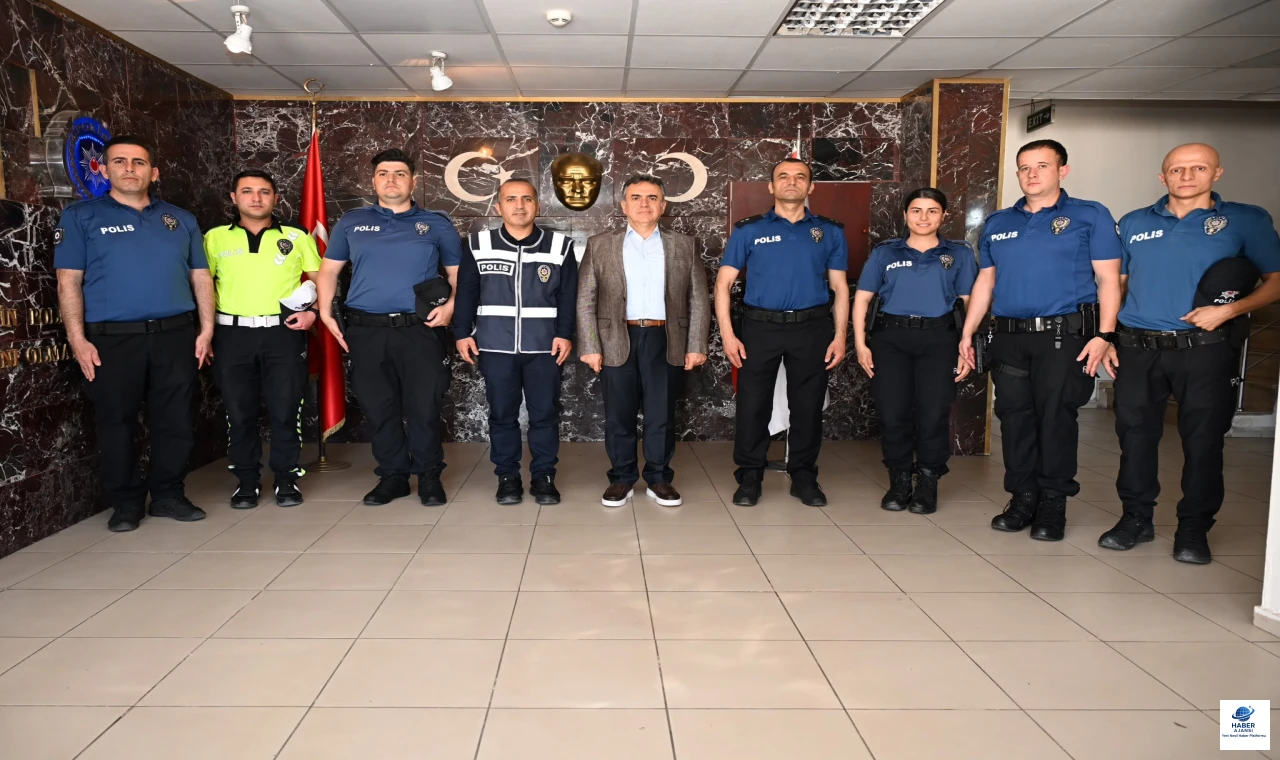 İl Emniyet Müdürü Aydın Karan'dan Alacakaya'ya Ziyaret