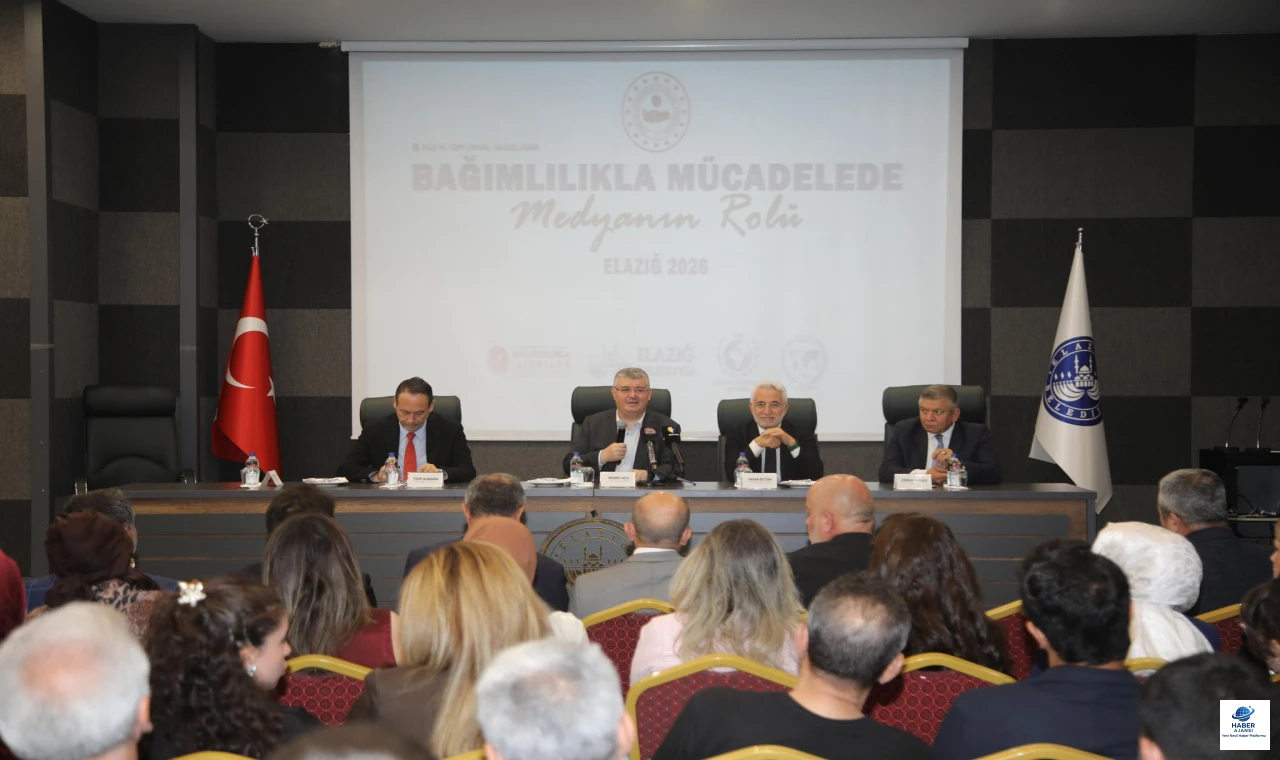 Bağımlılıkla Mücadelede Medyanın Rolü Elazığ'da Masaya Yatırıldı
