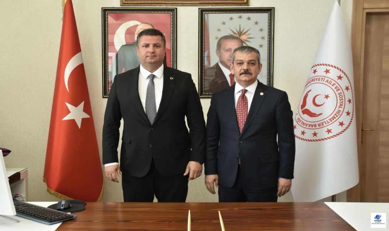 Elazığ Aile ve Sosyal Hizmetler İl Müdürü Serdar Demirci'ye Hayırlı Olsun Ziyareti