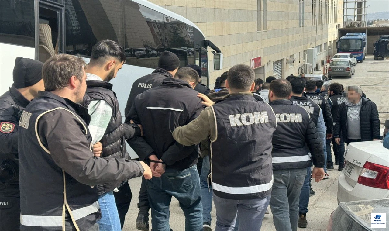 Elazığ'da Silahlı Suç Örgütüne Ağır Darbe: Liderine 543 Yıl Hapis