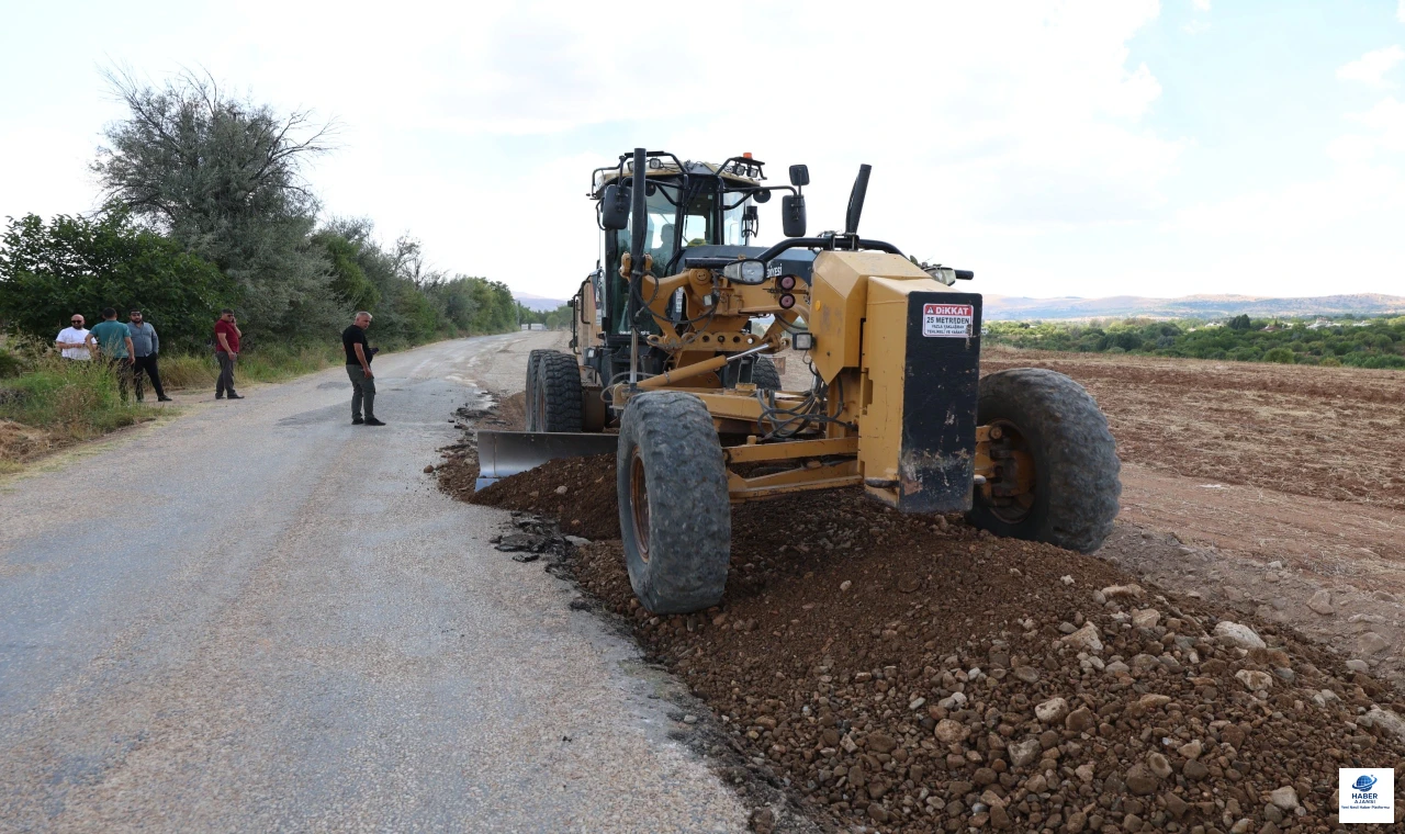 Beşik–Sün–Arındık–Yürekli Grup Yolu'nda Genişletme Çalışmaları Hız Kesmeden Devam Ediyor