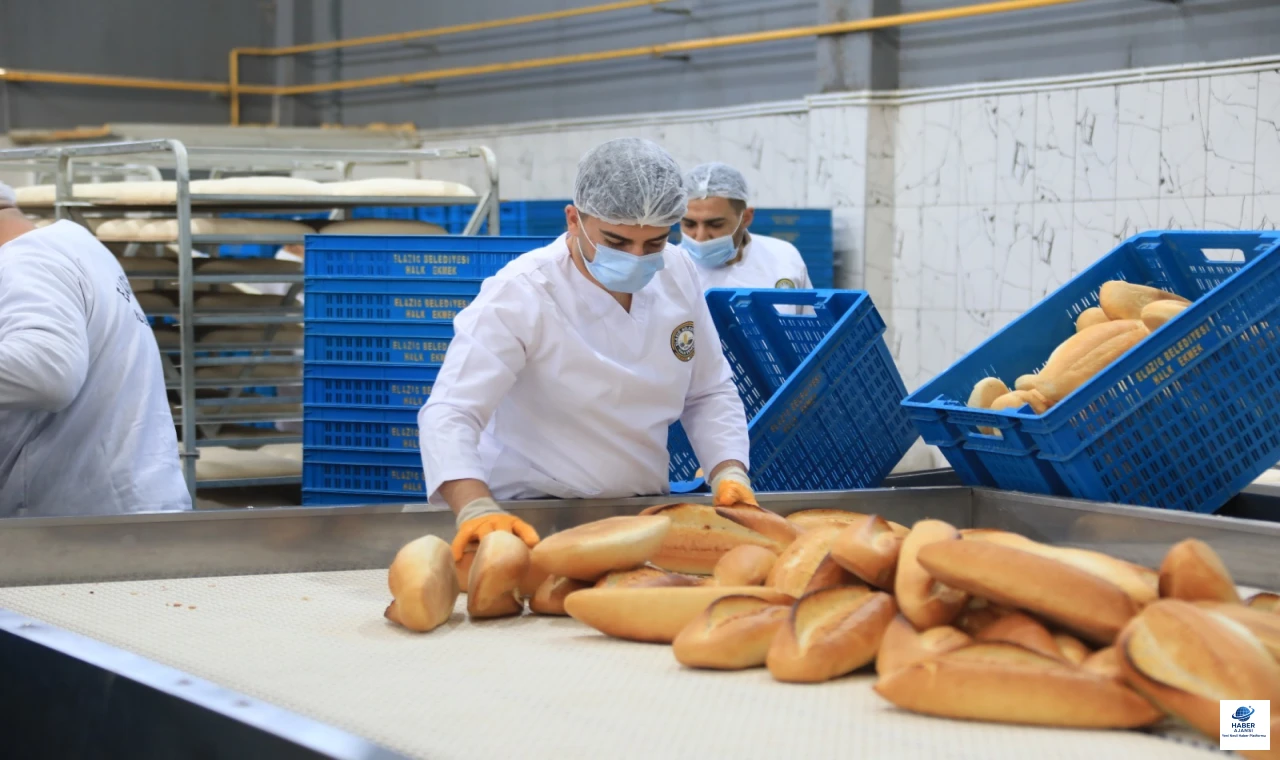 Elazığ'da 200 Gram Halk Ekmek 10 TL