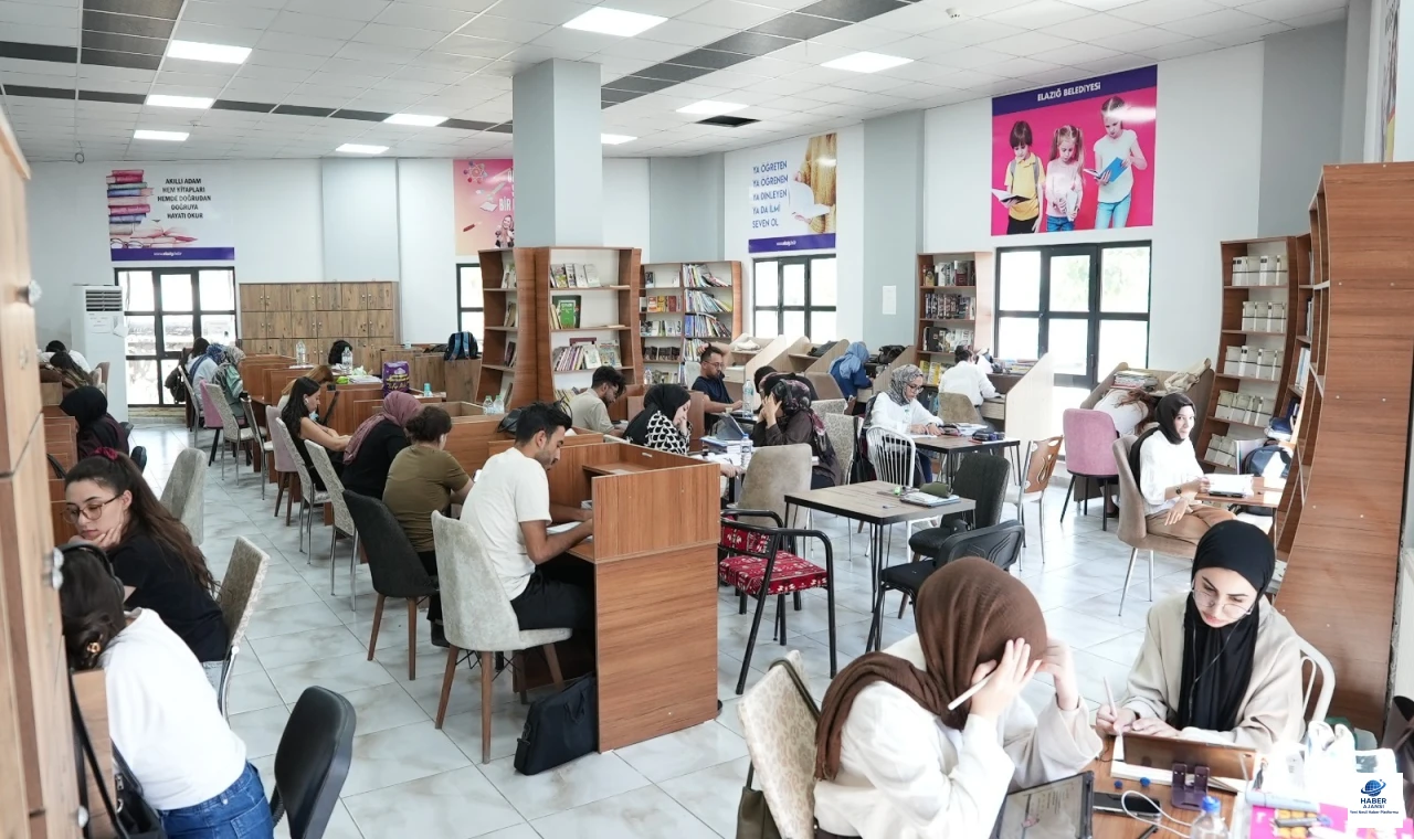 Elazığ'da Kütüphanelere Yoğun İlgi: 6 Ayda 35 Bin 500 Öğrenci Yararlandı
