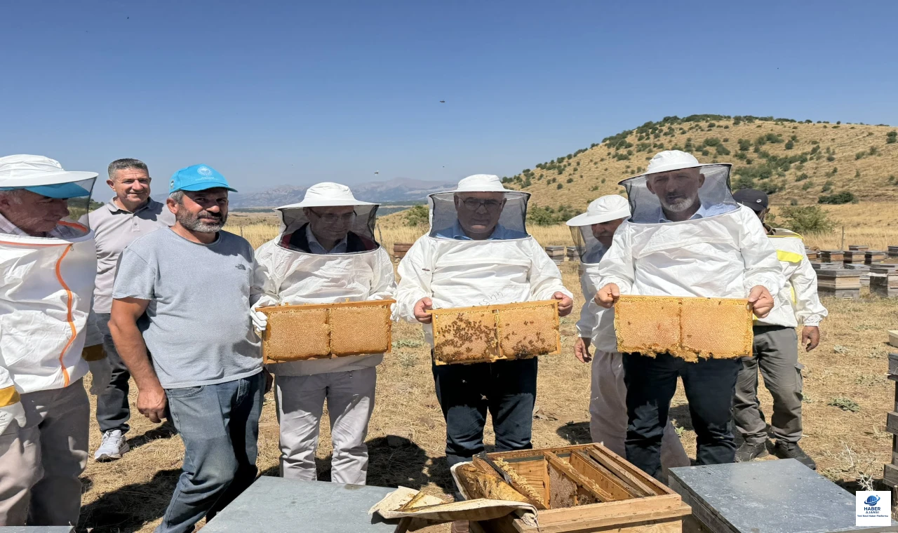 Elazığ'ın Meşhur Geven Balında Hasat Heyecanı
