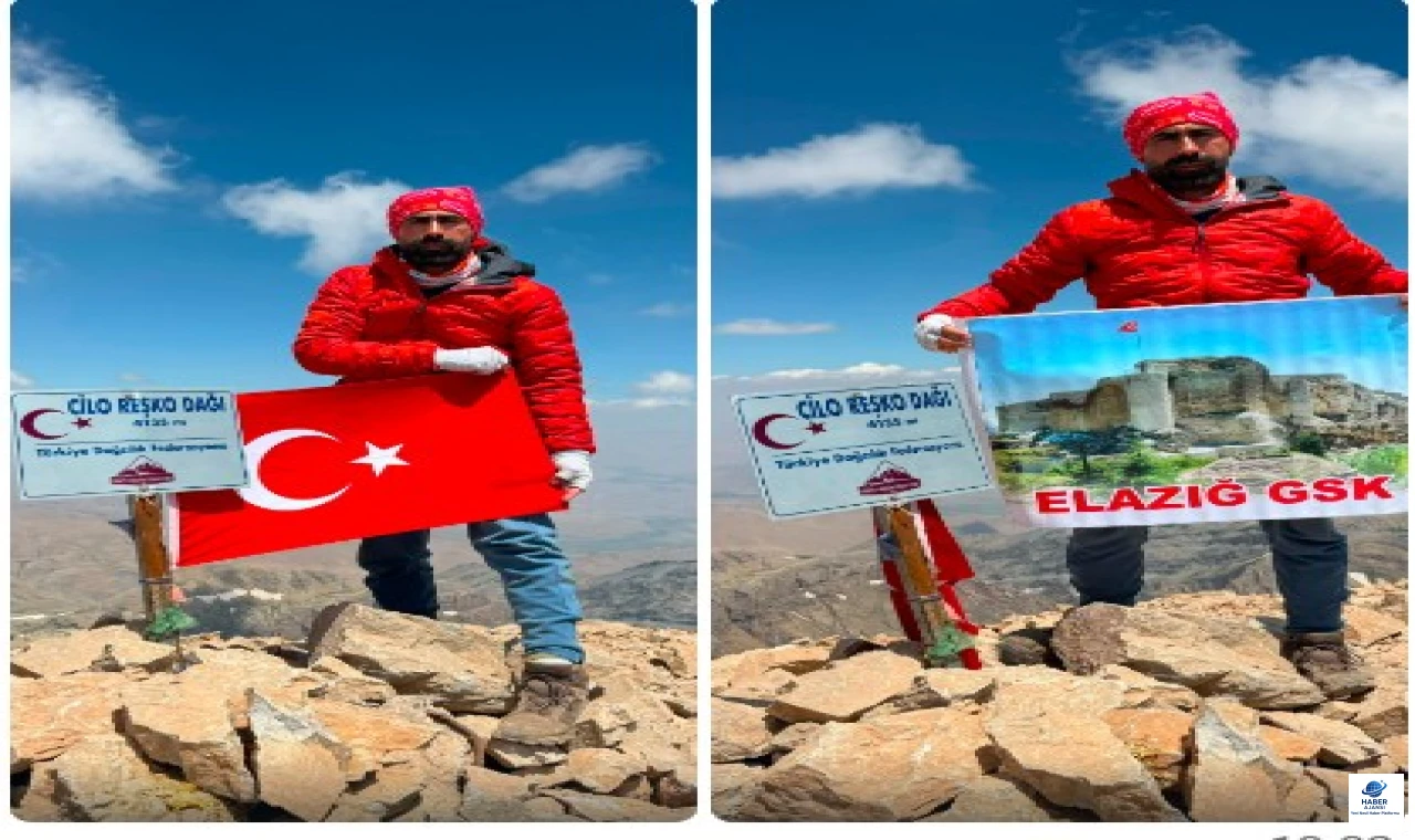 Elazığlı Dağcı Tarık Aksakal'dan Çifte Zirve Gururu: Elbrus'un Ardından Cilo Reşko'ya Tırmandı