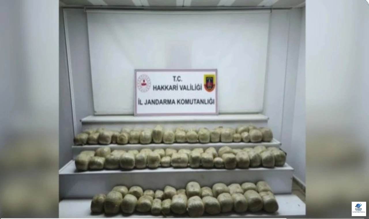 Hakkari'de Jandarma'dan JİHA Destekli Büyük Uyuşturucu Operasyonu: 253 Kg Esrar Ele Geçirildi