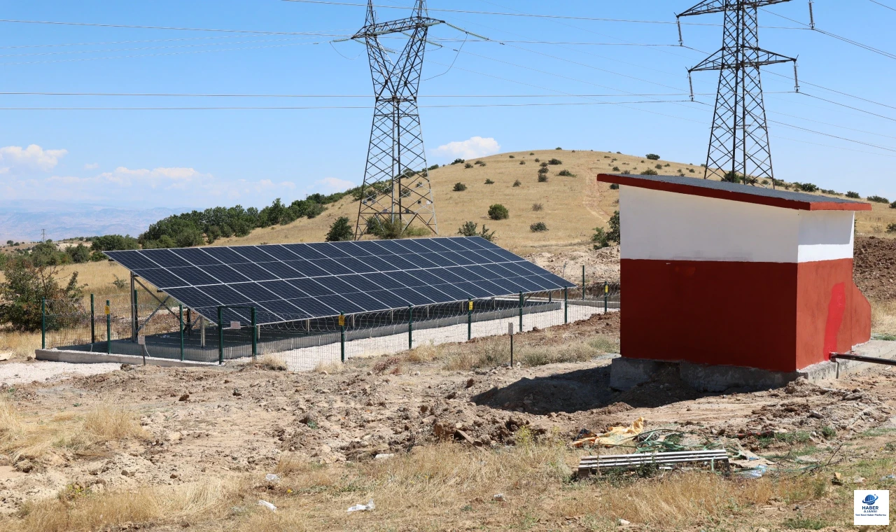 Kırsala Güneş Destekli Su Şebekesi Yatırımı tamamlandı