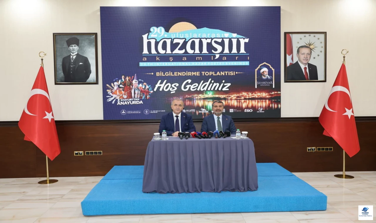 29. Uluslararası Hazar Şiir Akşamları İçin Geri Sayım: Türk Dünyası Elazığ’da Buluşacak
