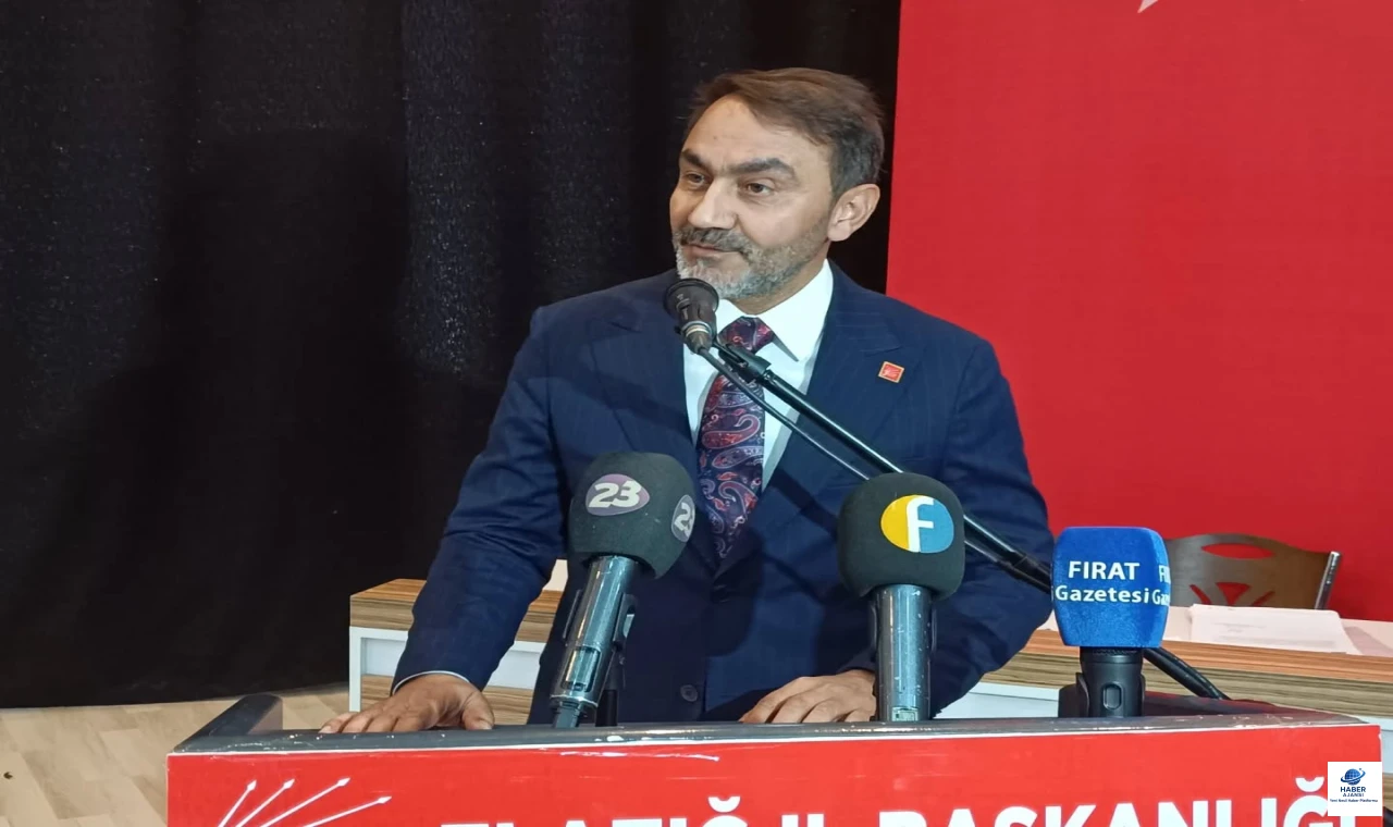 CHP Elazığ İl Başkanı Coşkun Çağlar Duran: "Eğitim Piyasaya ve İdeolojik Yapılara Teslim Edildi"