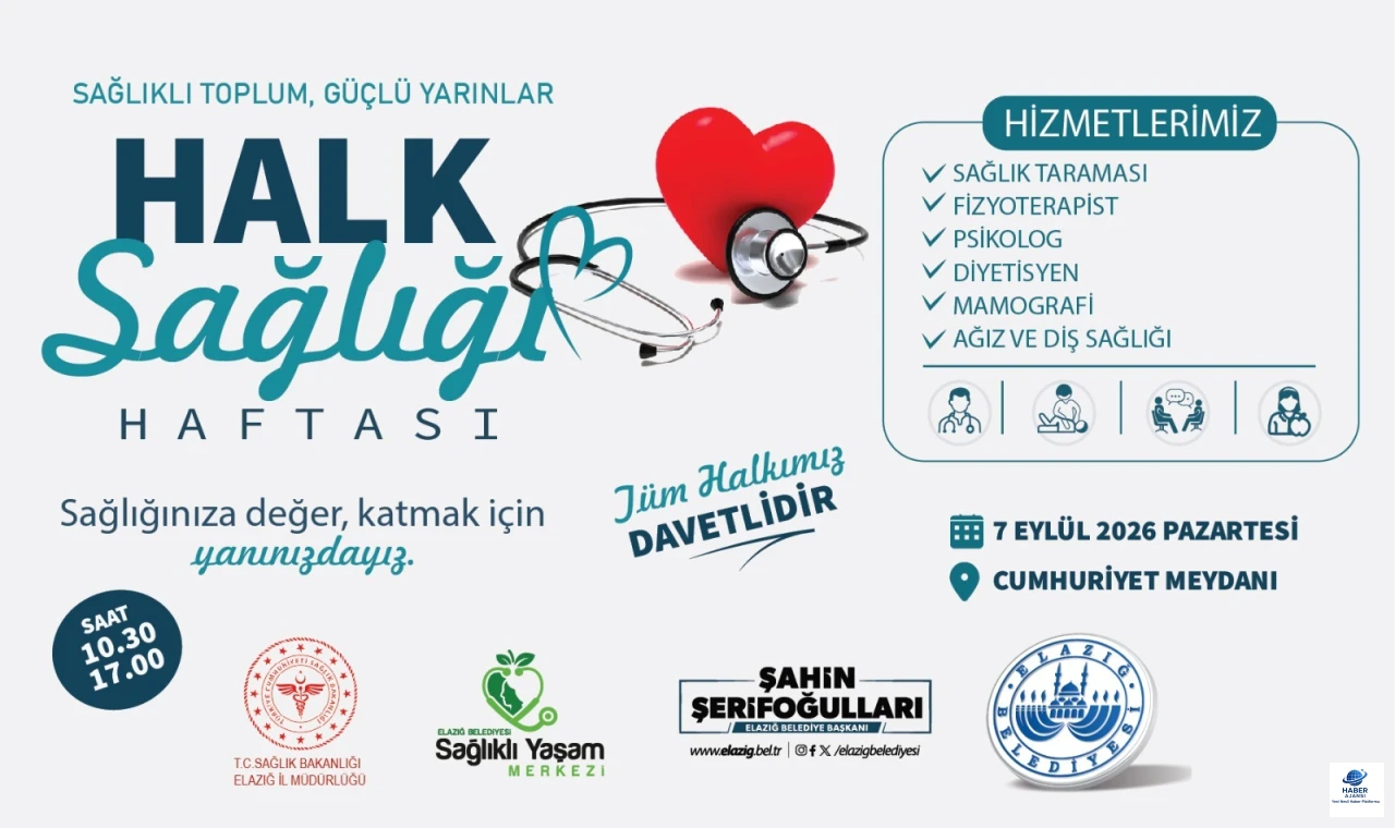 Elazığ Belediyesi’nden Halk Sağlığı Haftası Etkinliği Düzenlendi