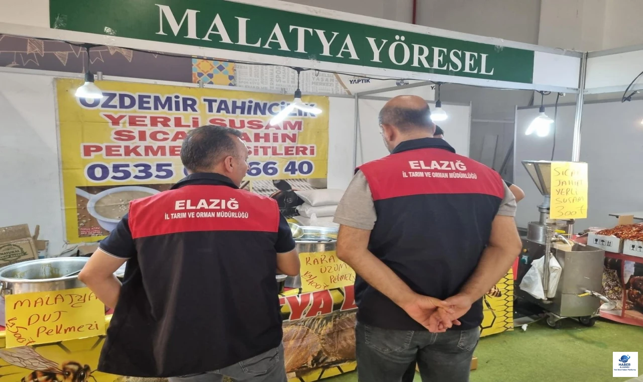 Elazığ Tarım ve Gıda Fuarı'nda Gıda Denetimleri Aralıksız Sürüyor