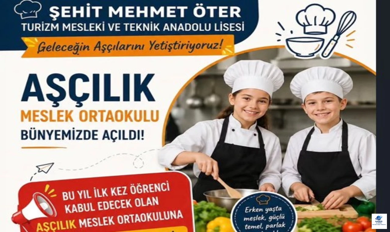 Elazığ'da Aşçılık Meslek Ortaokulu Kapılarını Açıyor: Geleceğin Şefleri Yetişecek