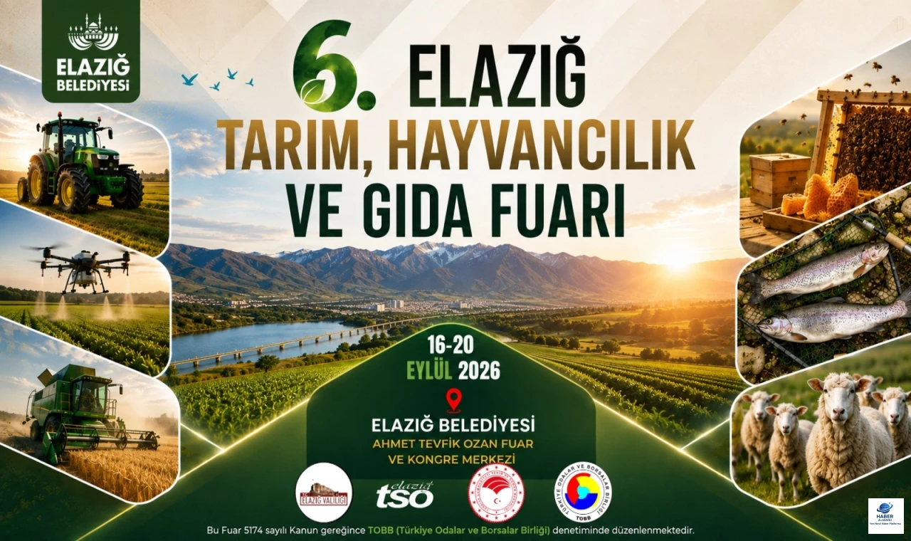 Elazığ'da Tarım, Hayvancılık ve Gıda Fuarı Gerçekleştirilecek