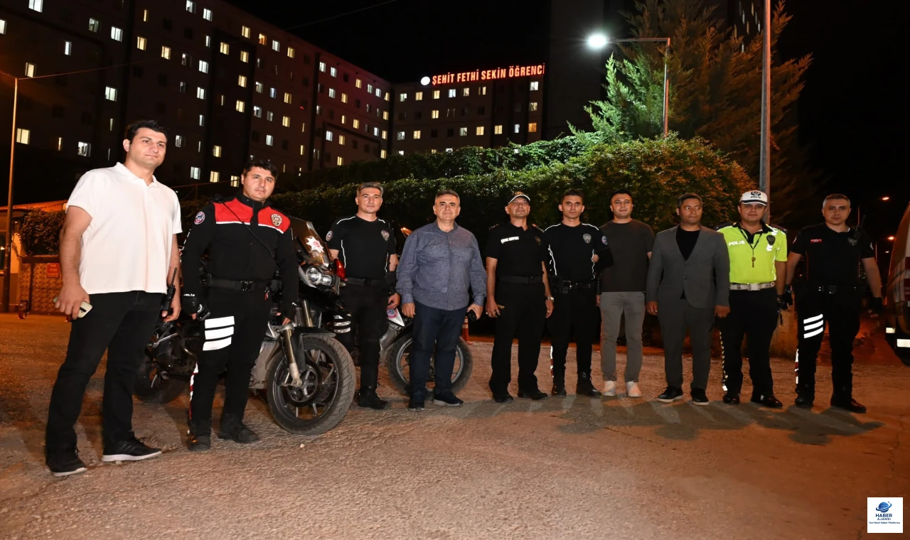 Üniversite ve Öğrenci Yurtları Çevresinde Güvenlik Uygulaması Gerçekleştirildi