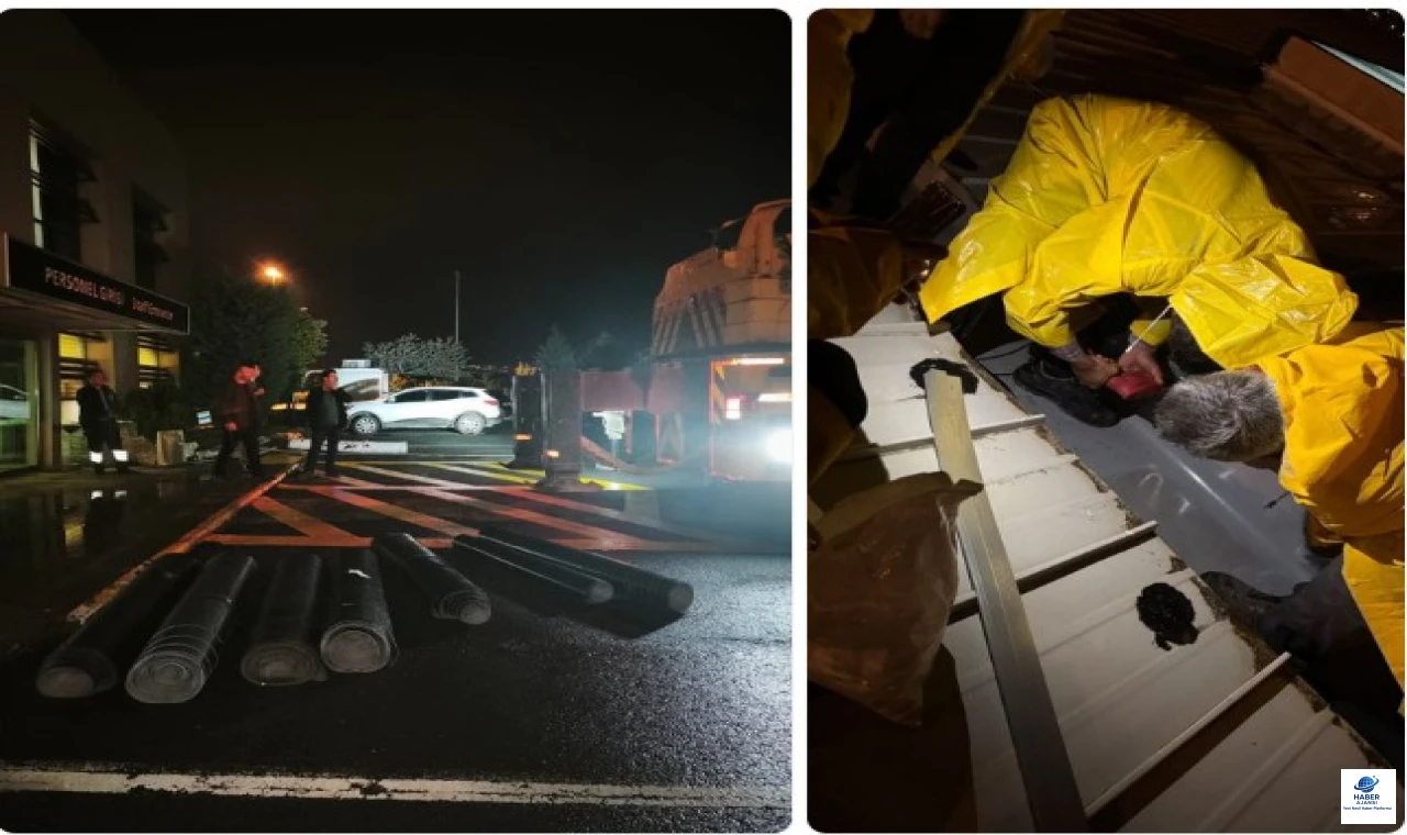 Elazığ Havalimanı’nda Çatı Onarım Çalışmaları 7/24 Sürüyor