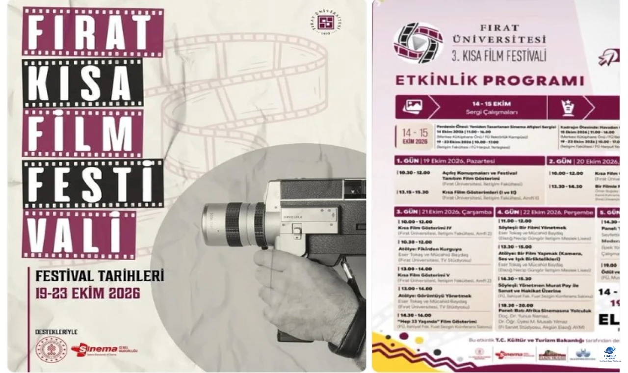 Fırat Kısa Film Festivali İçin Geri Sayım Başladı