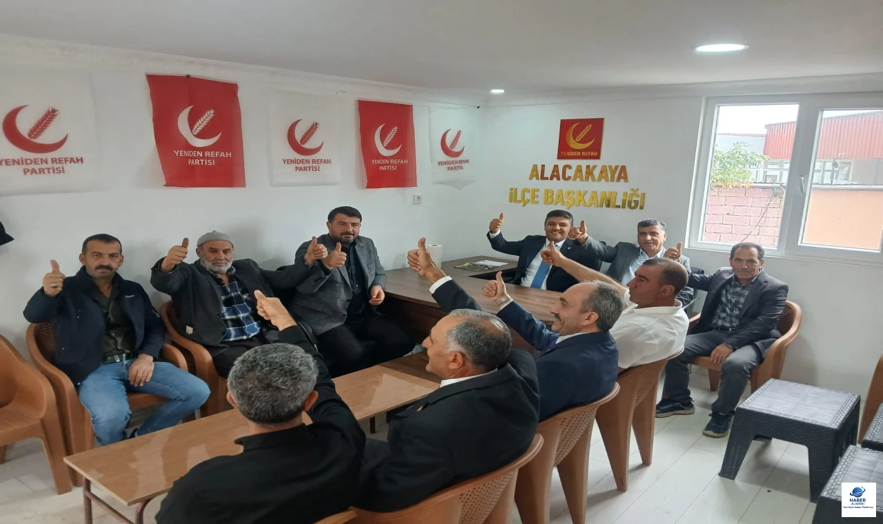 Yeniden Refah Partisi Alacakaya İlçe Divan Toplantısı Gerçekleştirildi