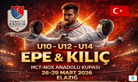 Elazığ’da bir ilk: Eskrim heyecanı Yakup Kılıç Spor Salonu’nda yaşanacak
