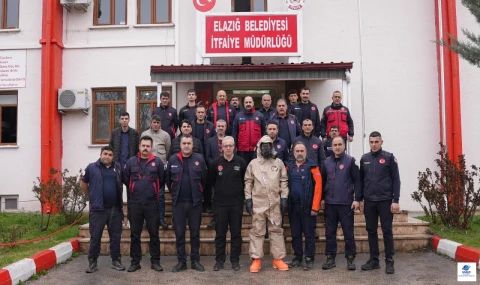 Elazığ İtfaiyesi’nden Personeline Kritik KBRN ve Teknik Eğitim