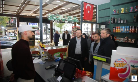 AK Parti Elazığ İl Başkanı Selmanoğlu, Çaydaçıra’da Esnaf ve Vatandaşlarla Buluştu