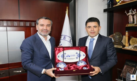 Başkan Şerifoğulları, Bakan Yardımcısı Boyraz ve heyetini ağırladı