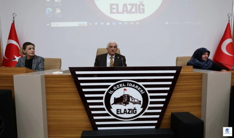 Elazığ İl Genel Meclisi'nin Mayıs ayı toplantıları başladı