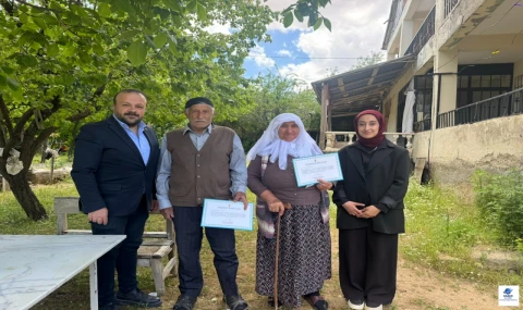AK Parti Elazığ Kadın Kolları’ndan anlamlı üye ziyareti