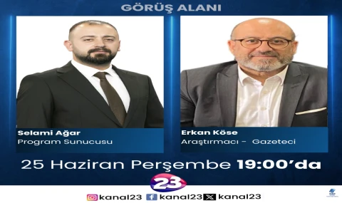 "Bölgenin İlk Anket Şirketi EK AR'dan Kanal 23'e Çarpıcı Açıklamalar"
