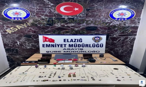 Elazığ’da 7 milyonluk ziynet hırsızlığına anında müdahale: 4 kişi tutuklandı