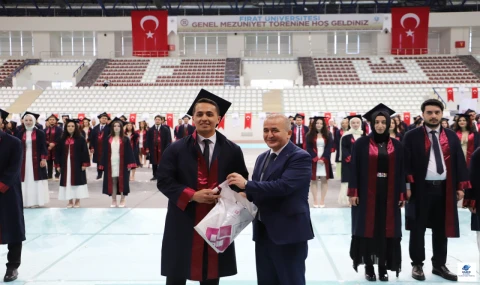 Fırat Üniversitesi Tıp Fakültesi 38. Dönem Mezunlarını Görkemli Törenle Uğurladı