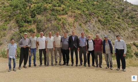 İl Genel Meclisi Başkanı Çelik'ten Yukarıçanakçı Köyü'ne Ziyaret