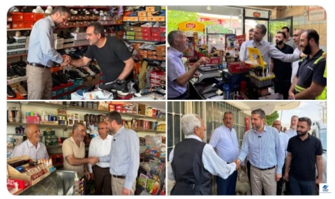 Ak Parti Milletvekili Nazırlı, Alacakaya’da Esnaf ve Vatandaşları Ziyaret Etti