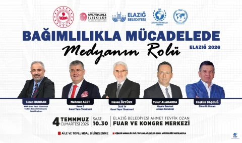 "Bağımlılıkla Mücadelede Medyanın Rolü" Paneli Düzenlenecek