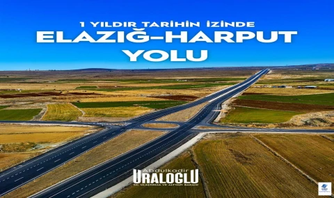 Bakan Uraloğlu’ndan Elazığ-Harput Yolu Paylaşımı
