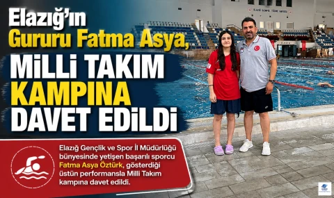 Elazığ’ın Gururu Fatma Asya, Milli Takım Kampına Davet Edildi