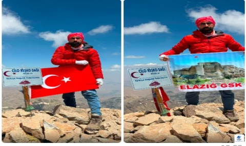 Elazığlı Dağcı Tarık Aksakal'dan Çifte Zirve Gururu: Elbrus'un Ardından Cilo Reşko'ya Tırmandı